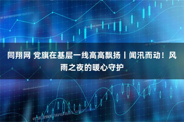 同翔网 党旗在基层一线高高飘扬丨闻汛而动！风雨之夜的暖心守护